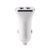 remax szivargyujtos toltoadapter 2usb rcc 203 feher 2