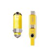 Remax Minion Gru szivargyújtós töltő (USB + Type-C és iPhone lightning) RCC-211, sárga