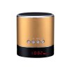Mini bluetooth-os fém hangszóró rádióval (A38s), arany