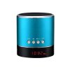 Mini bluetooth-os fém hangszóró rádióval (A38s), kék