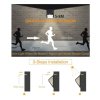 napelemes fali lampa 140db LED 2