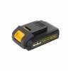 Rebel kisgép akkumulátor 20V, 2A, (RB-2001) fekete - sárga