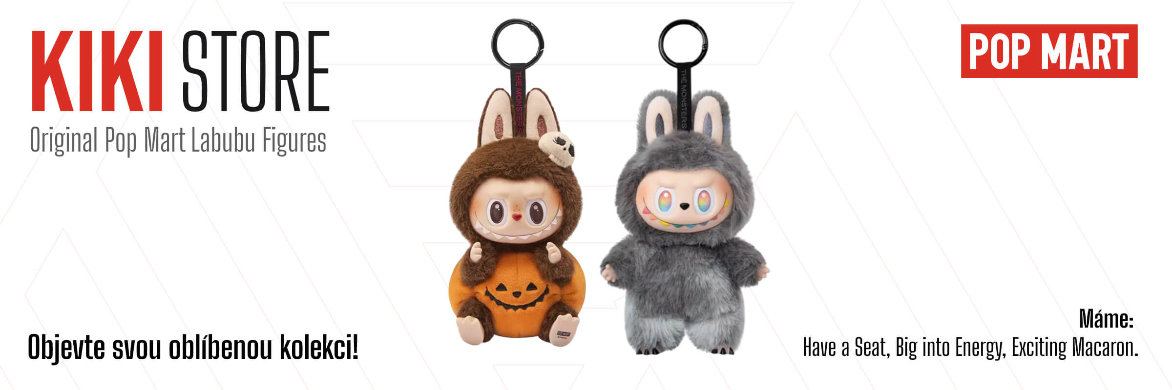 Sběratelské figurky Pop Mart a Labubu – limitované edice dostupné v ČR. Ideální dárek pro fanoušky designu.