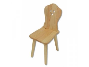Masivní dřevěná jídelní židle KIK 110 borovice masiv