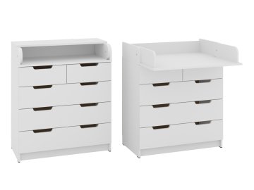 Přebalovací komoda K-3+3 (Barva antracit)