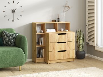 Komoda K-3+5 (Barva antracit)