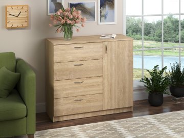 Komoda K-4+1 (Barva antracit)