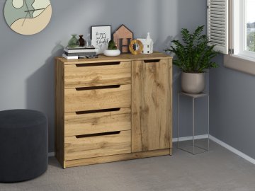 Komoda K-4+1 EKO (Barva antracit)