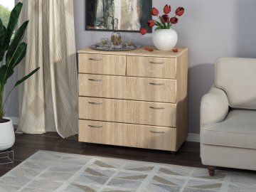 Komoda K-3+2 MDF (Barva bílá)