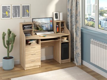 PC stůl ODISSEJ (Barva antracit)