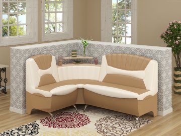 Rohová lavice VITEZ (Barva dub kraft - bílý, Materiál koženka - bordó + káva (premium))