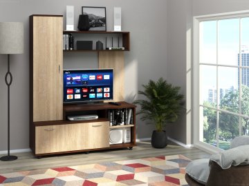 Obývací stěna ALJASKA (Barva antracit)