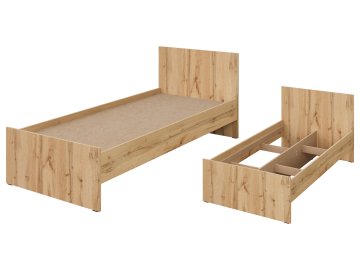 Postel DRIM, 90 x 200 cm (Barva antracit)