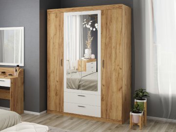 Šatní skříň IV "MONIKA" (Barva antracit)