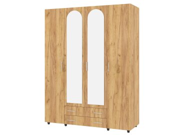 Šatní skříň IV "MILANA" (Barva antracit)