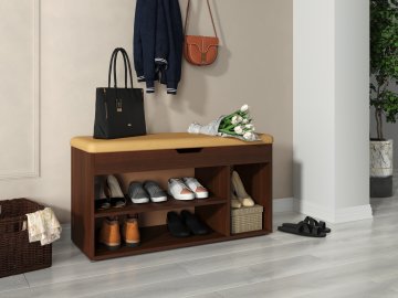 Botník B-08 se sedákem (Barva antracit, Materiál koženka - bílá)