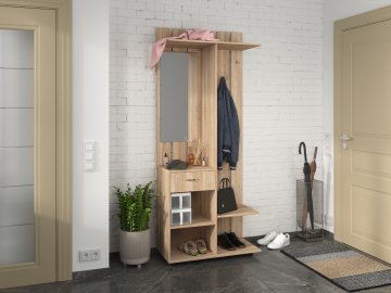 Předsíňová stěna GALEON (Barva antracit)