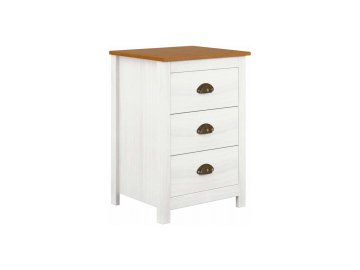Noční stolek 3 zásuvky TOPAZIO