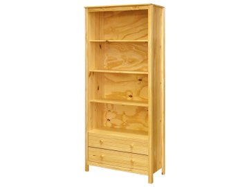 Knihovna 2 zásuvky TORINO