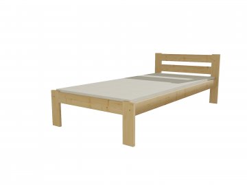 Dřevěná postel VMK 5A 90x200 borovice masiv přírodní