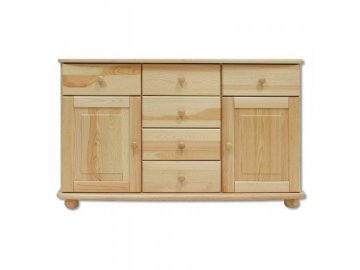 Masivní dřevěná komoda KIK 136 - 125x76x42 cm