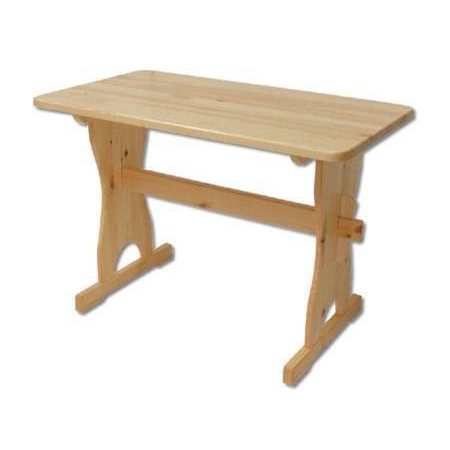 Dřevěný jídelní stůl z masivu KIK 103 110x75x60 cm Odstíny: Přírodní lakovaná