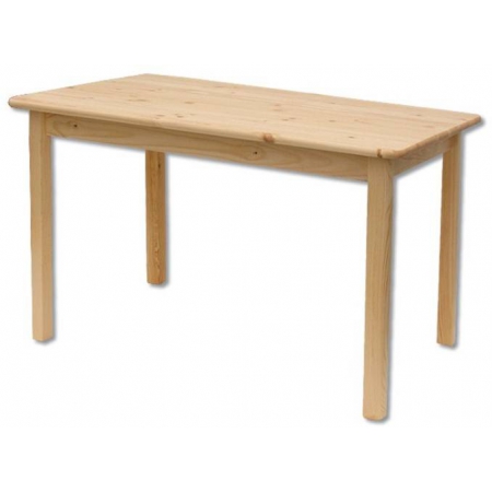 Dřevěný jídelní stůl borovice masiv BM104 120x75x75 Odstín postele: přírodní lakovaná