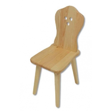 Masivní dřevěná jídelní židle KIK 110 borovice masiv Odstíny: Olše