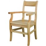 Masivní dřevěná jídelní židle KIK 115 borovice masiv Odstíny: Přírodní lakovaná