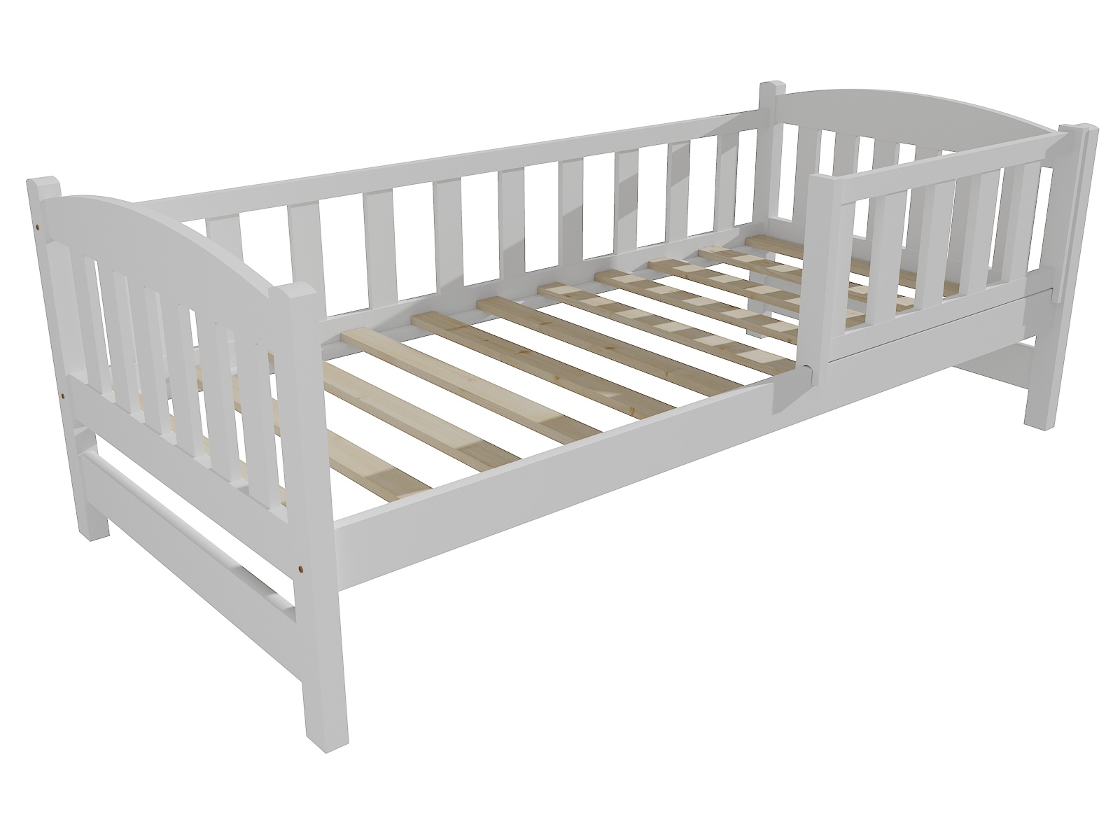 Dětská postel LUKÁŠ se zábranou "DP 002" Barva: barva bílá, Rozměr: 90 x 200 cm
