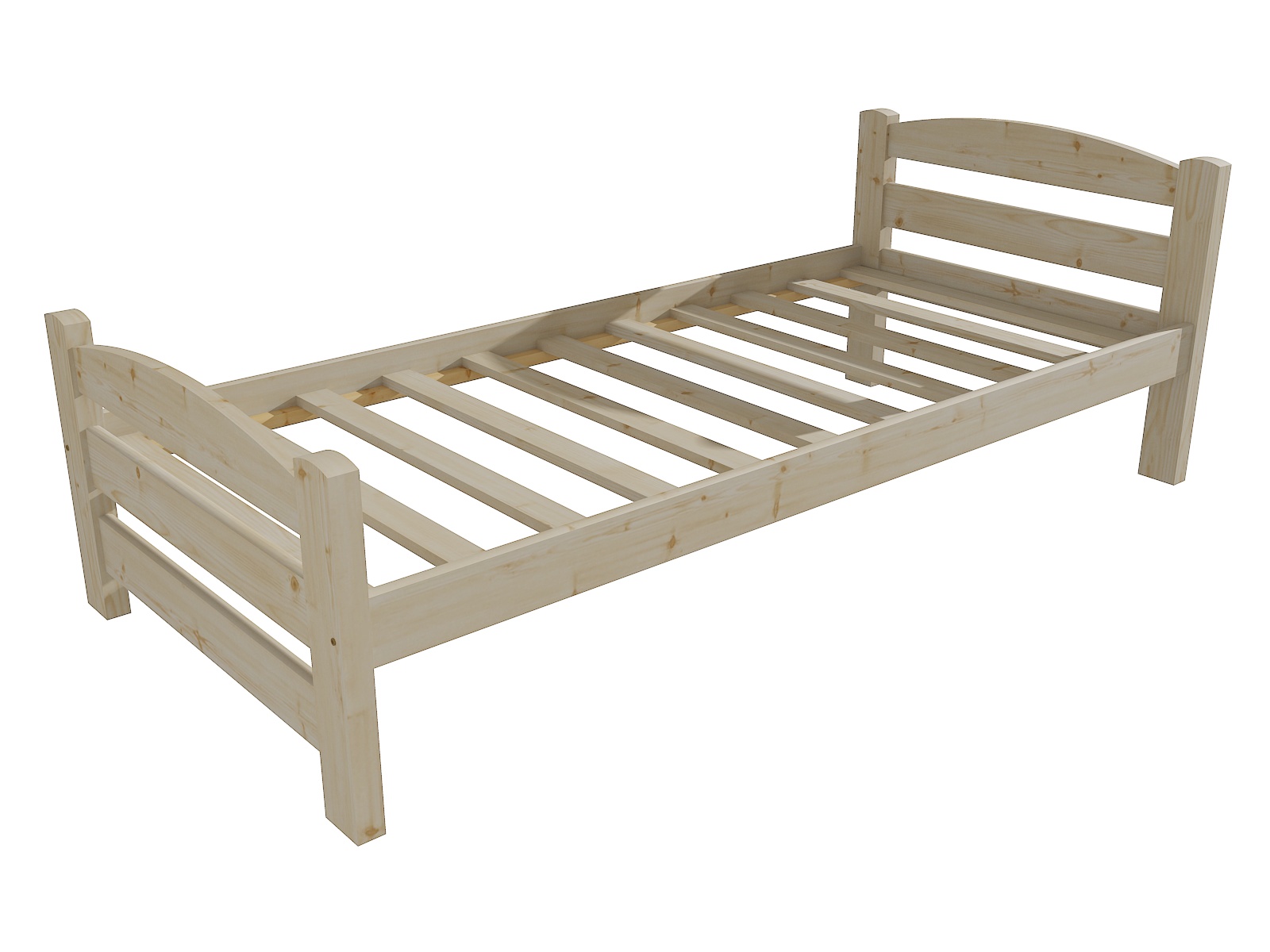 Dětská postel TOMÁŠ "DP 008" Barva: surové dřevo, Rozměr: 80 x 200 cm