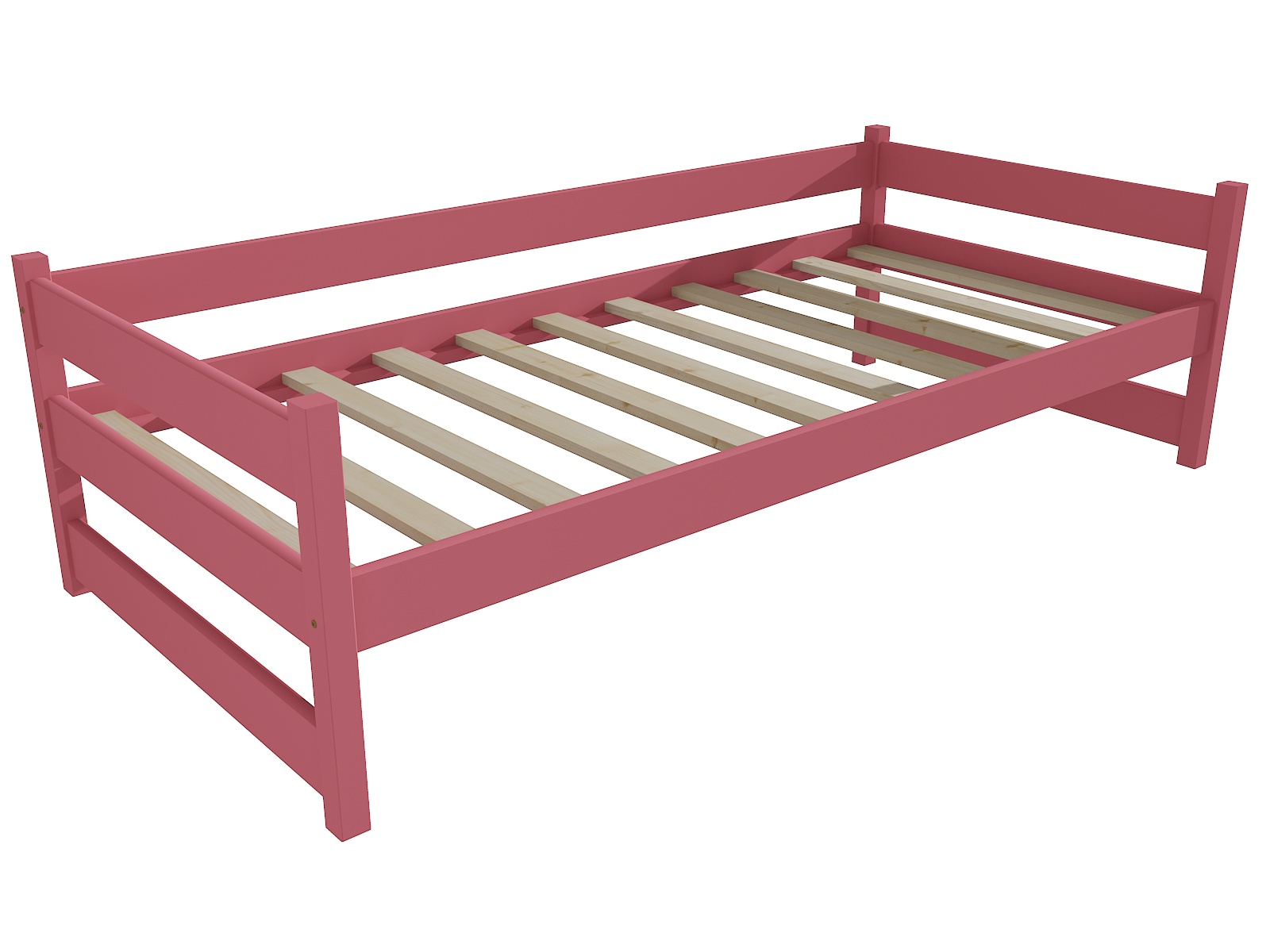 Dětská postel FILIP "DP 023" Barva: barva růžová, Rozměr: 80 x 200 cm