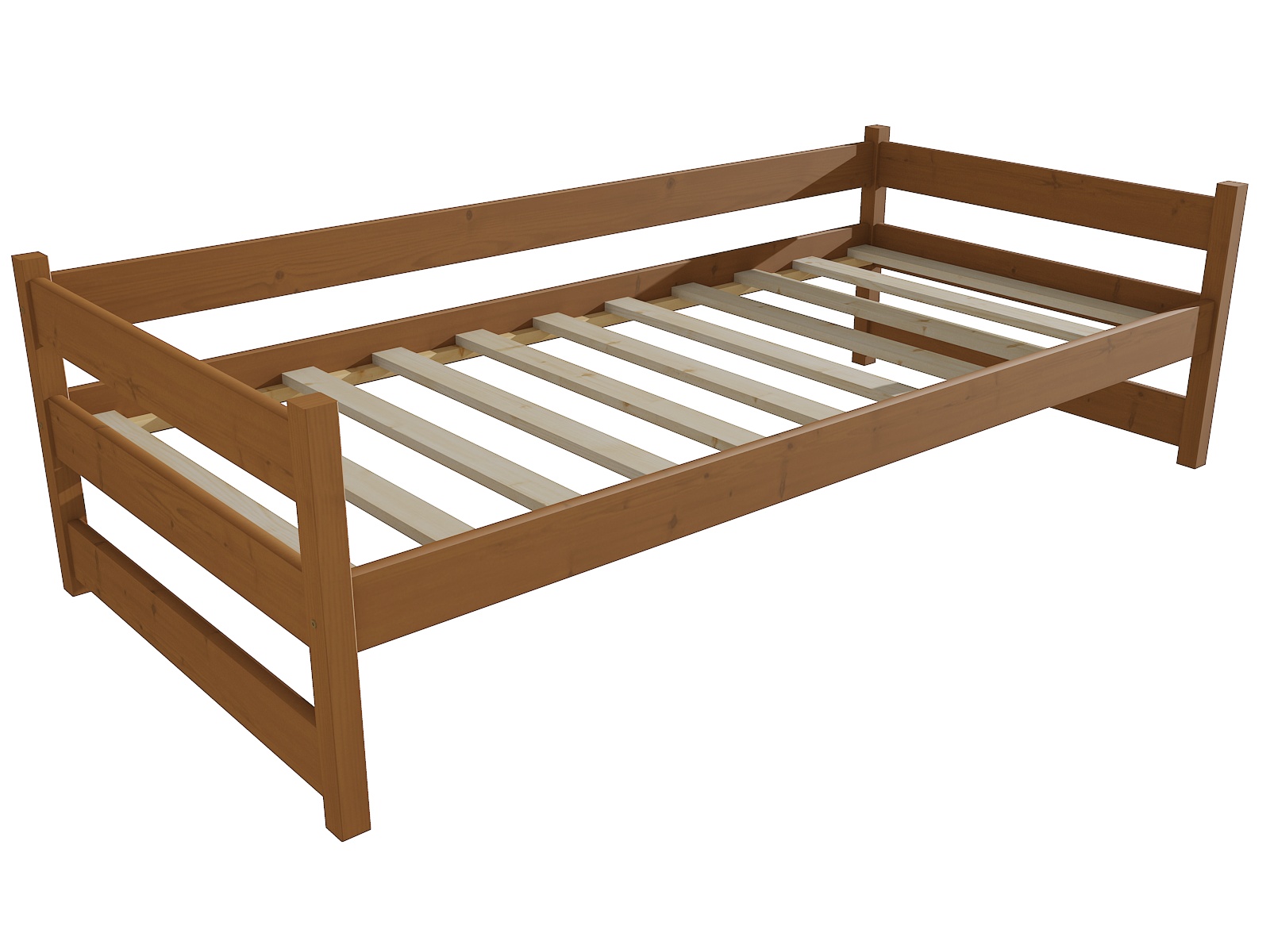 Dětská postel FILIP "DP 023" Barva: moření dub, Rozměr: 70 x 160 cm
