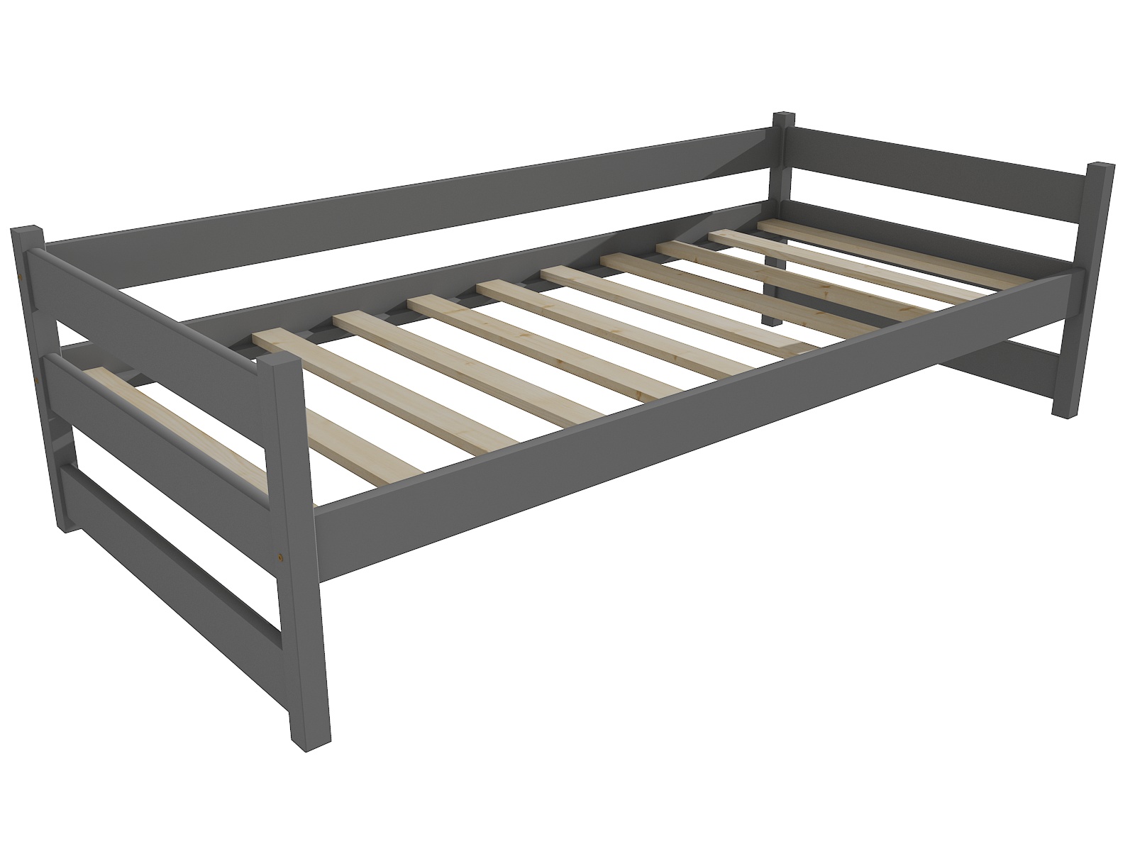 Dětská postel FILIP "DP 023" Barva: barva šedá, Rozměr: 70 x 160 cm
