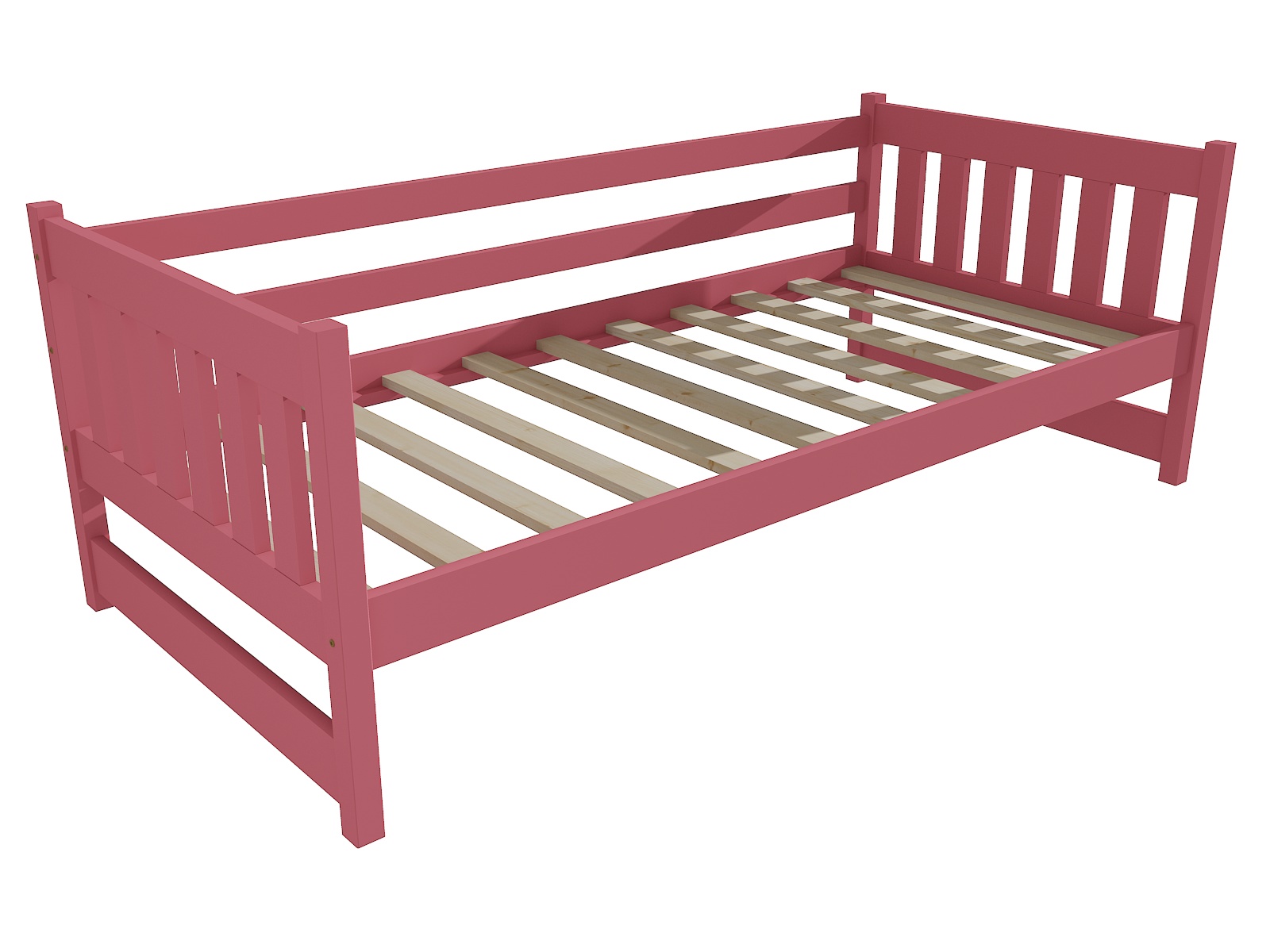 Dětská postel BARBORA "DP 024" Barva: barva růžová, Rozměr: 90 x 200 cm