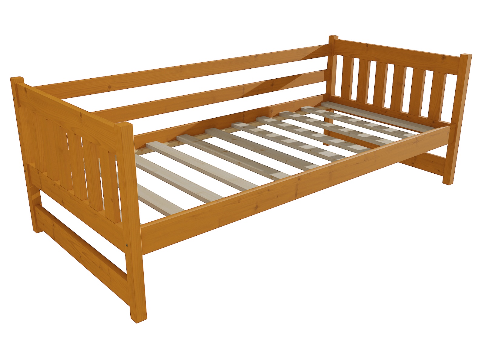 Dětská postel BARBORA "DP 024" Barva: moření olše, Rozměr: 80 x 200 cm