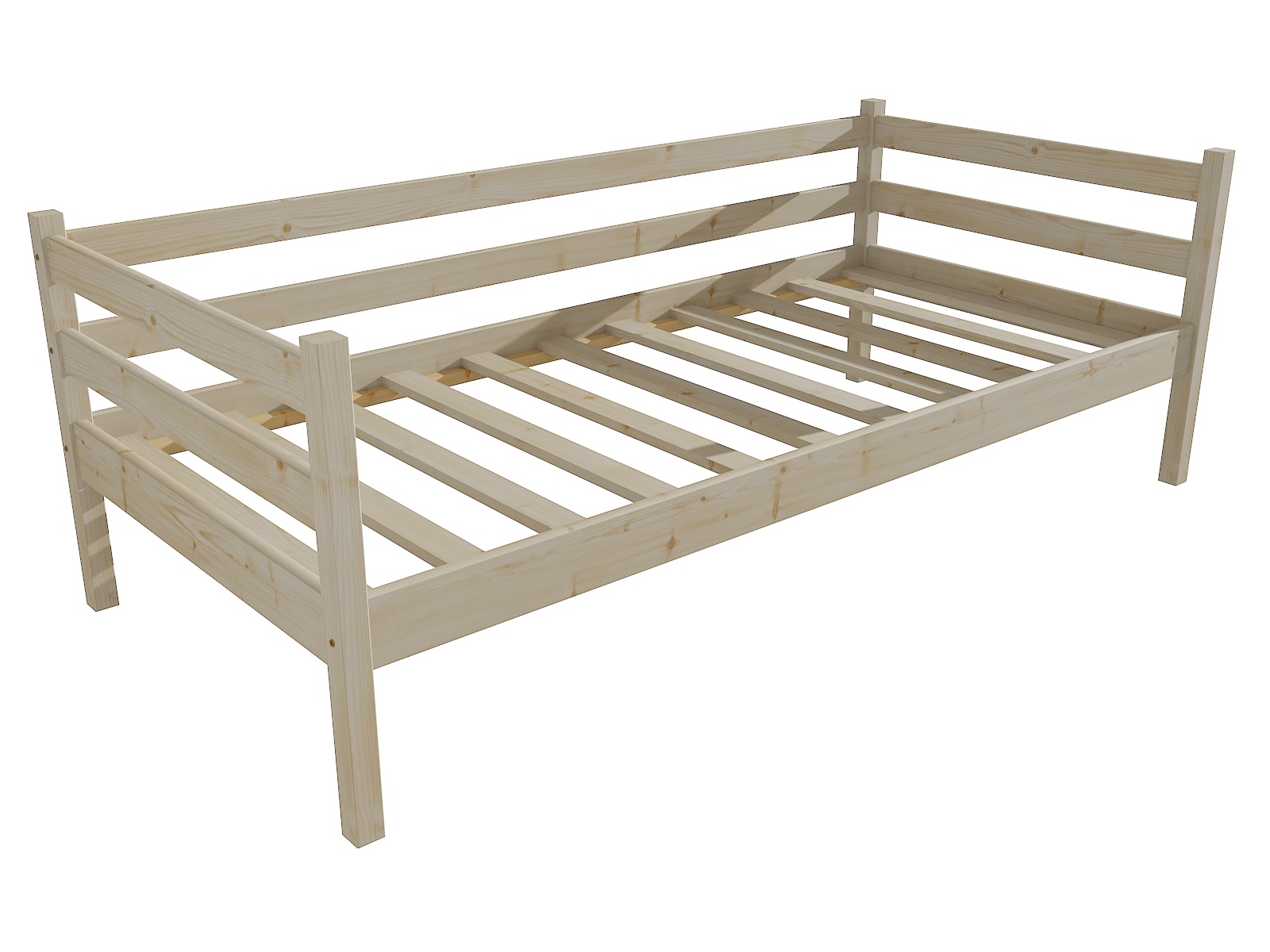 Dětská postel MARTIN "DP 028" Barva: surové dřevo, Rozměr: 80 x 200 cm