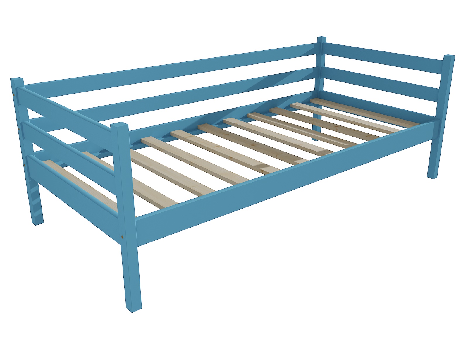 Dětská postel MARTIN "DP 028" Barva: barva modrá, Rozměr: 80 x 200 cm