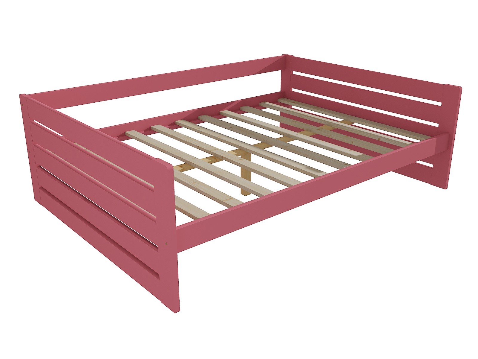 Dětská postel DP 030 XL Barva: barva růžová, Rozměr: 140 x 200 cm