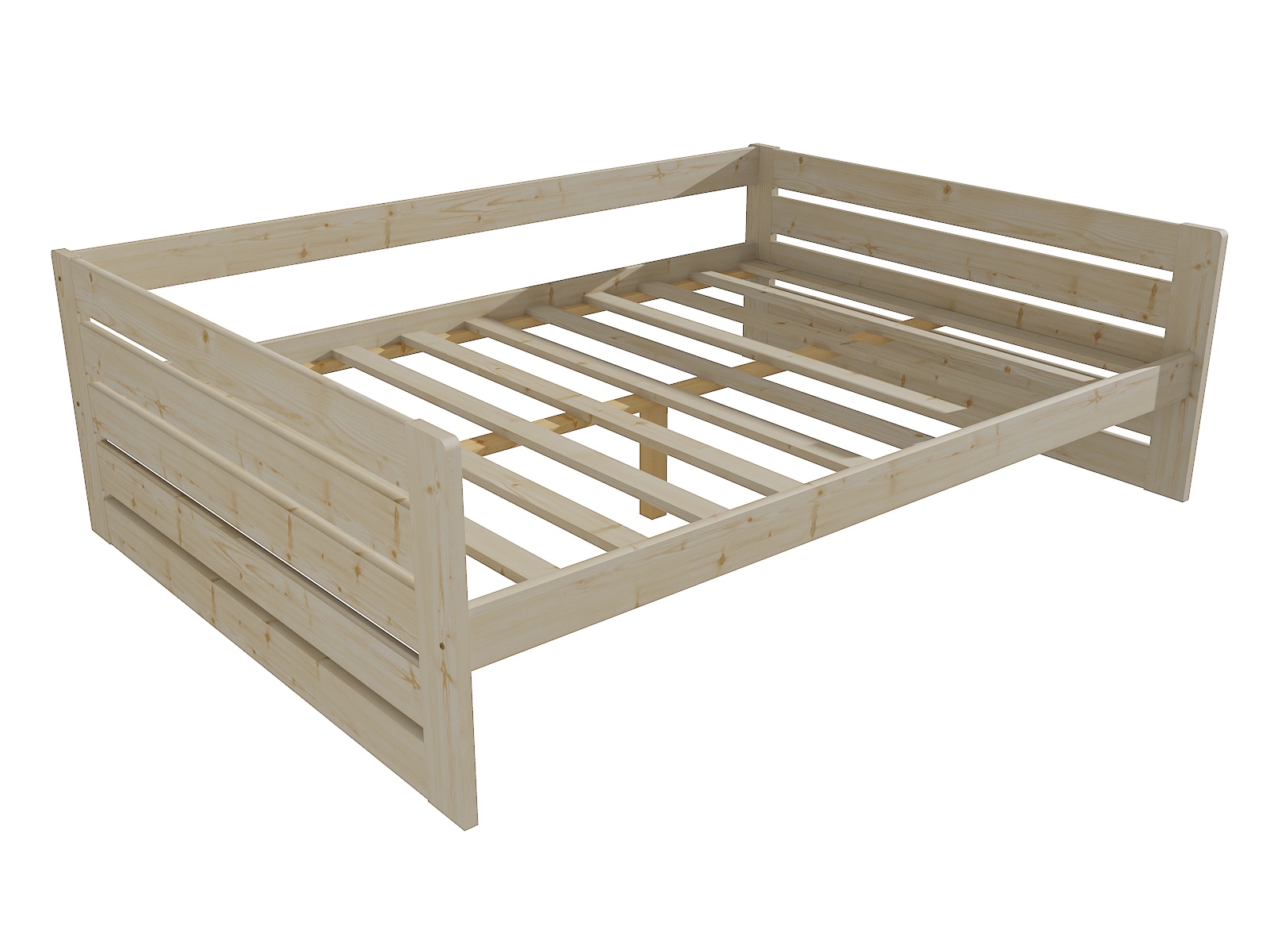 Dětská postel DP 030 XL Barva: surové dřevo, Rozměr: 140 x 200 cm