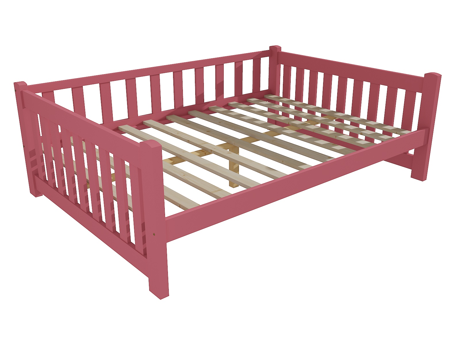 Dětská postel DP 035 XL Barva: barva růžová, Rozměr: 140 x 200 cm