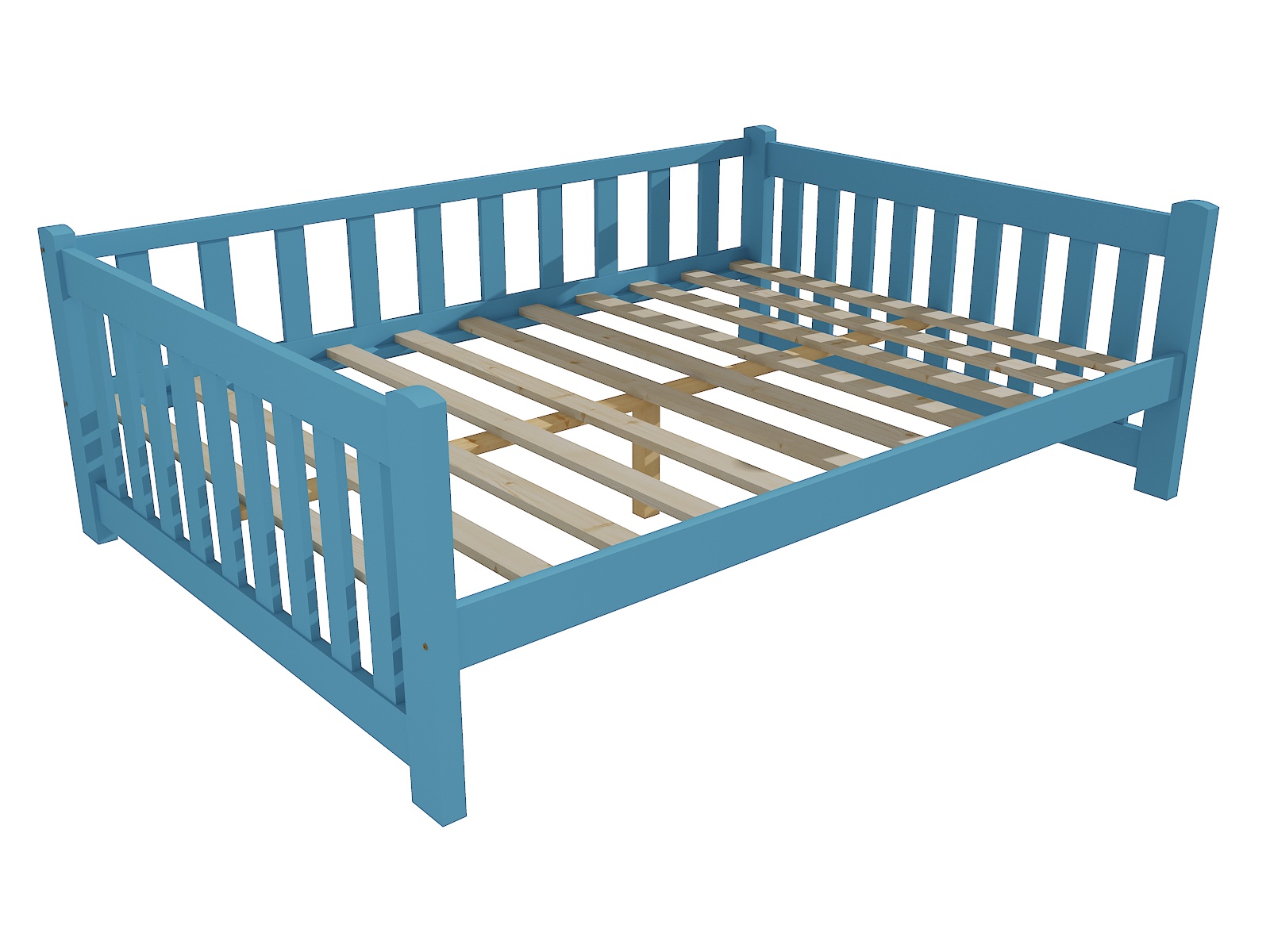 Dětská postel DP 035 XL Barva: barva modrá, Rozměr: 140 x 200 cm