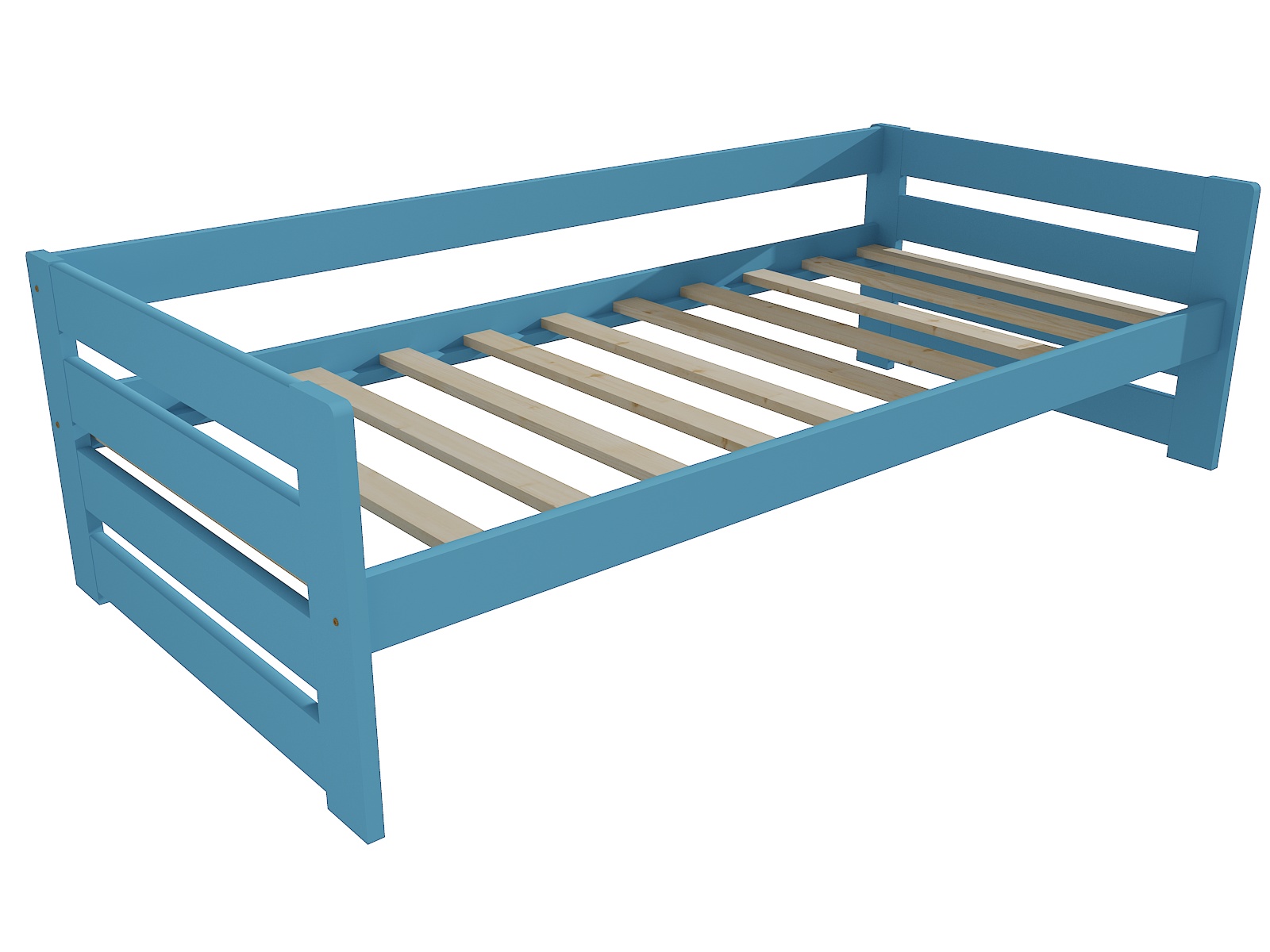 Dětská postel M 002 NEW* Barva: barva modrá, Rozměr: 70 x 160 cm