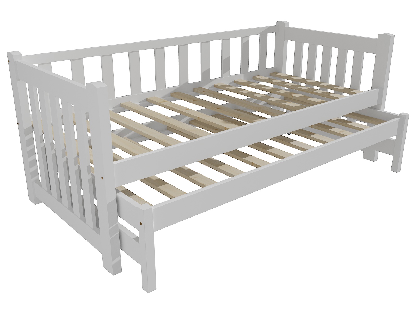 Dětská postel s výsuvnou přistýlkou ONDŘEJ "DPV 002" Barva: barva bílá, Rozměr: 80 x 180 cm