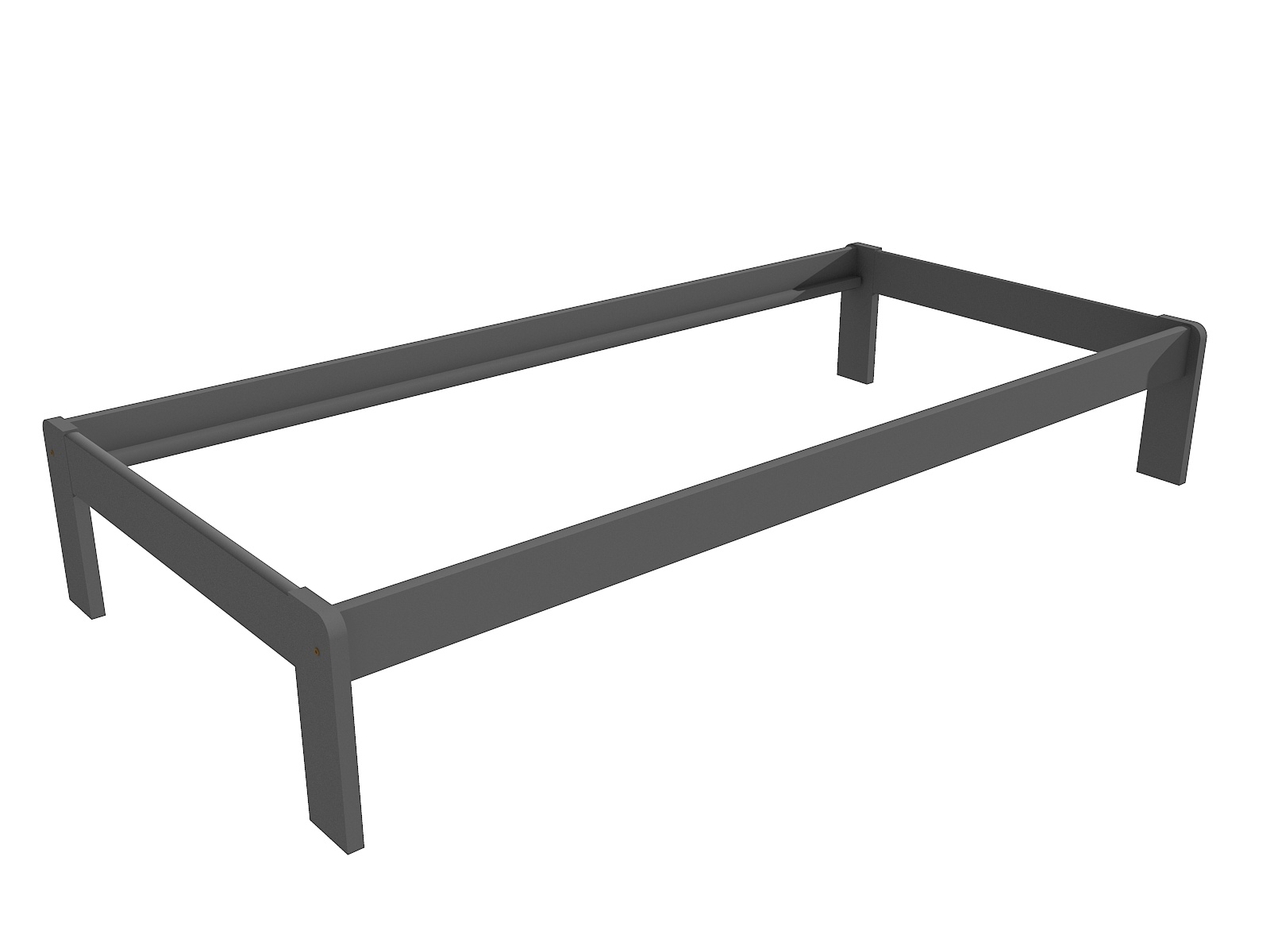 Jednolůžková postel VMK004A Barva: barva šedá, Rozměr: 80 x 200 cm