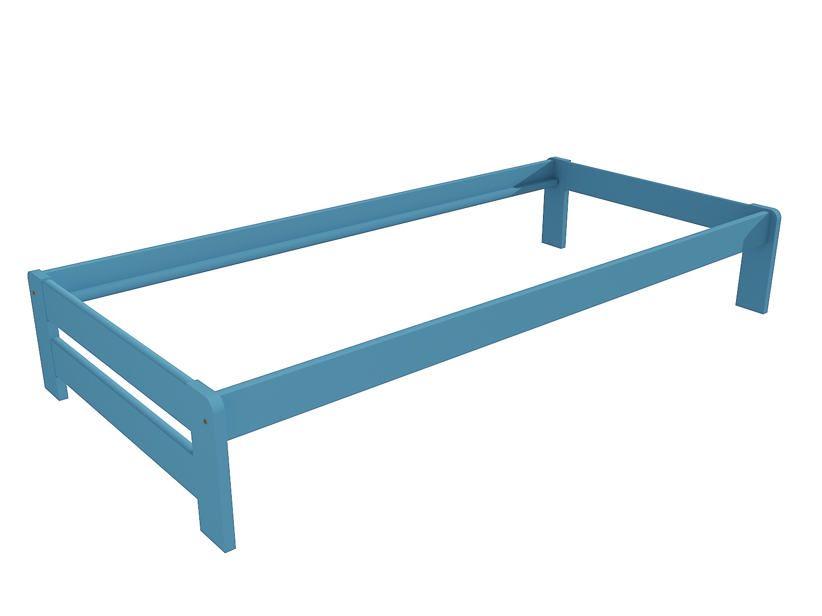 Jednolůžková postel VMK004B Barva: barva modrá, Rozměr: 80 x 200 cm