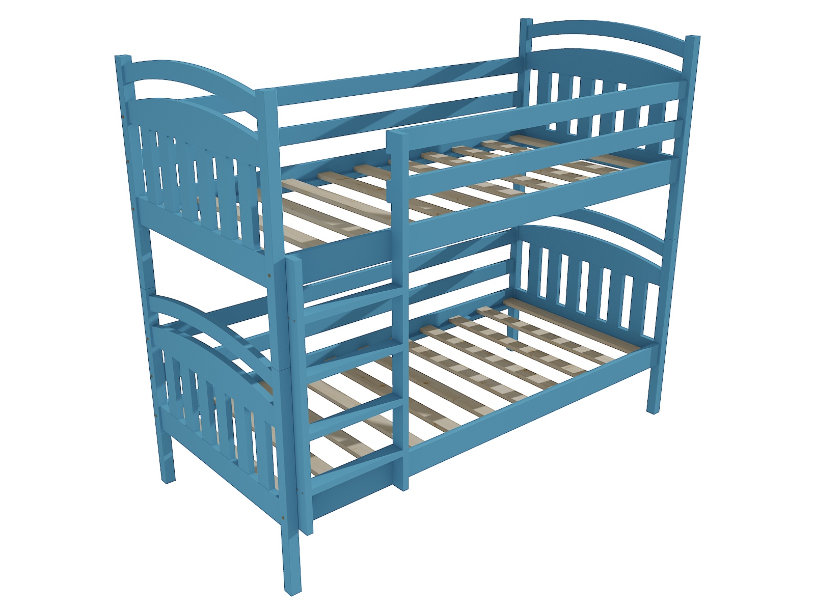 Patrová postel ADÉLA "PP 003" Barva: barva modrá, Prostor mezi lůžky: 80 cm, Rozměr: 90 x 200 cm