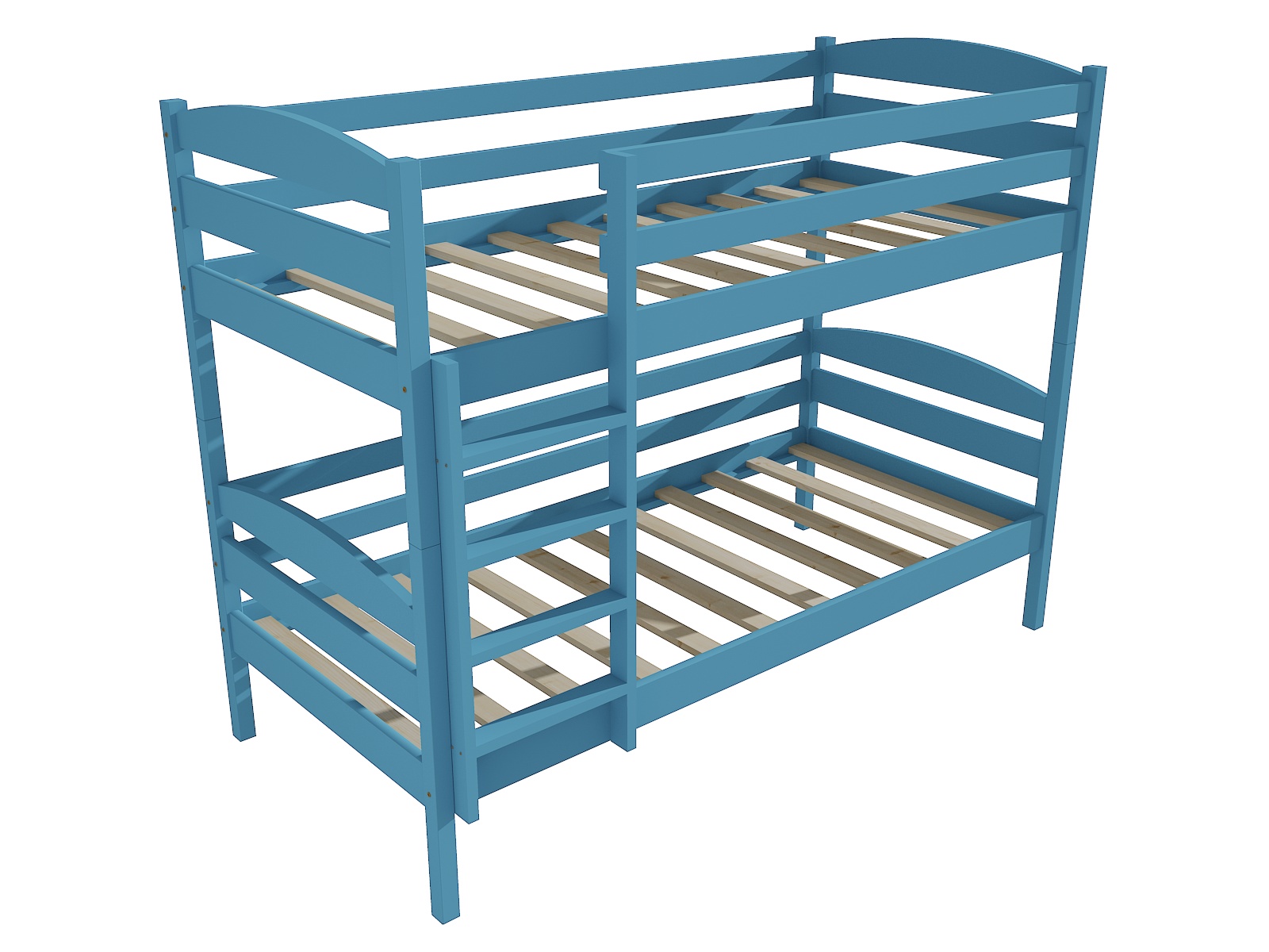 Patrová postel ANNA "PP 018" Barva: barva modrá, Prostor mezi lůžky: 80 cm, Rozměr: 90 x 200 cm