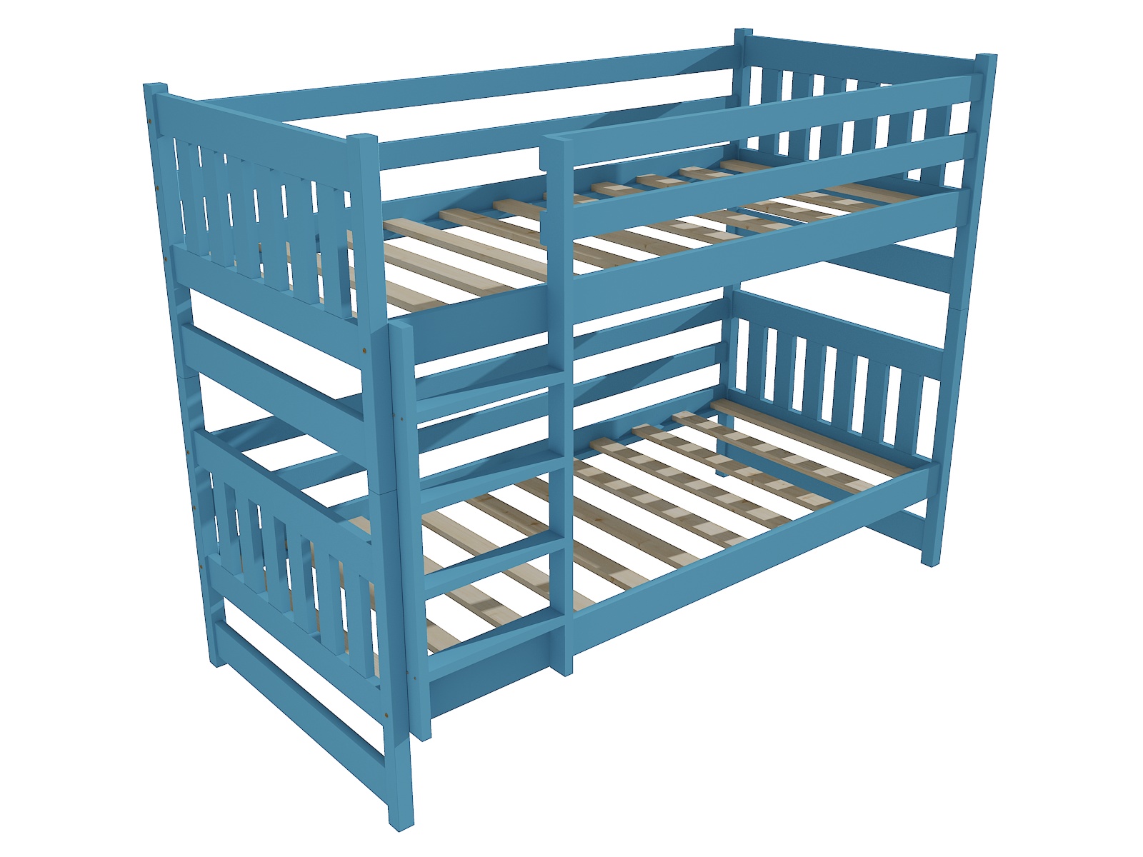Patrová postel MARIE "PP 021" Barva: barva modrá, Prostor mezi lůžky: 80 cm, Rozměr: 90 x 200 cm