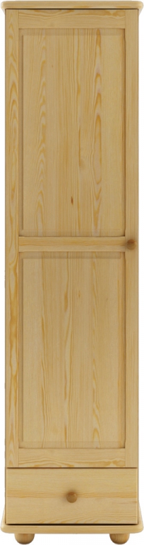 Dřevěná masivní šatní skříň borovice masiv KIK 124 Odstíny: Ořech